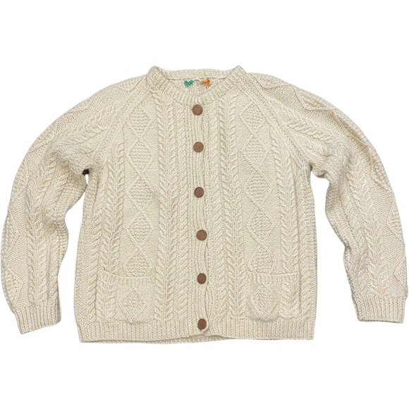 Mary Smith Sweaters - Fisherman Coastal Preppy Sweater Cable Knit Heritage Layering Classic Wool READ